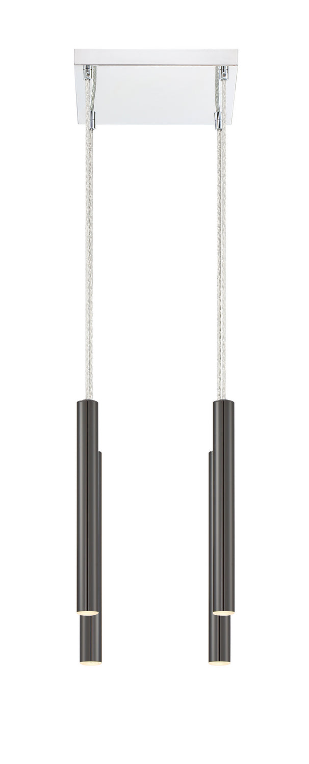 Z-Lite Forest 917MP12-PBL-LED-4SCH Pendant Light - Chrome