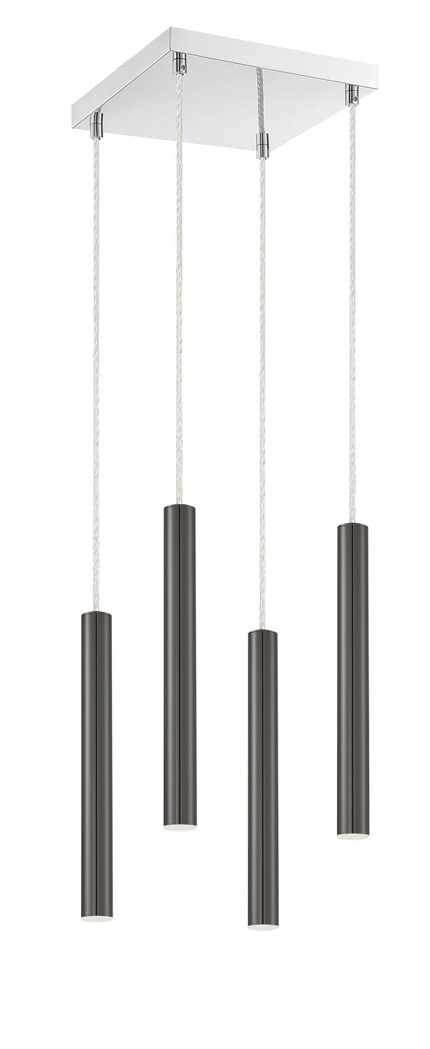 Z-Lite Forest 917MP12-PBL-LED-4SCH Pendant Light - Chrome