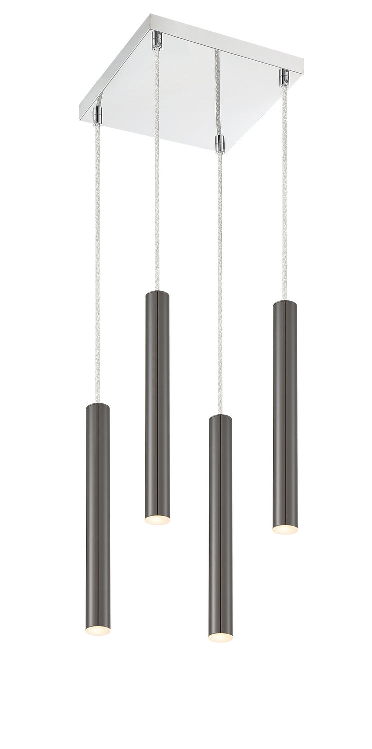 Z-Lite Forest 917MP12-PBL-LED-4SCH Pendant Light - Chrome