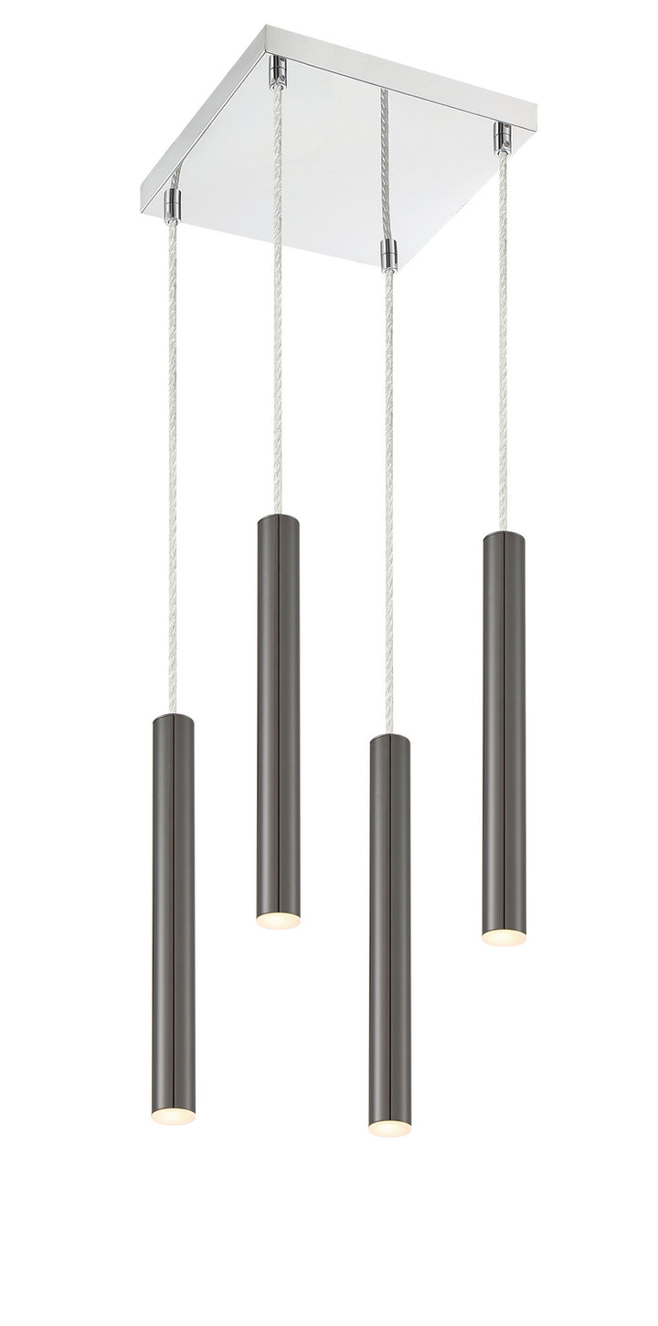 Z-Lite Forest 917MP12-PBL-LED-4SCH Pendant Light - Chrome
