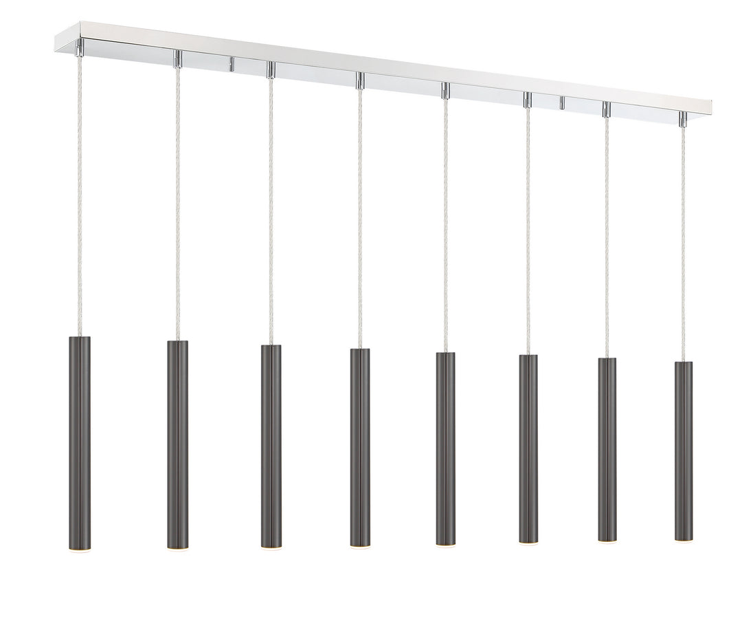 Z-Lite Forest 917MP12-PBL-LED-8LCH Pendant Light - Chrome