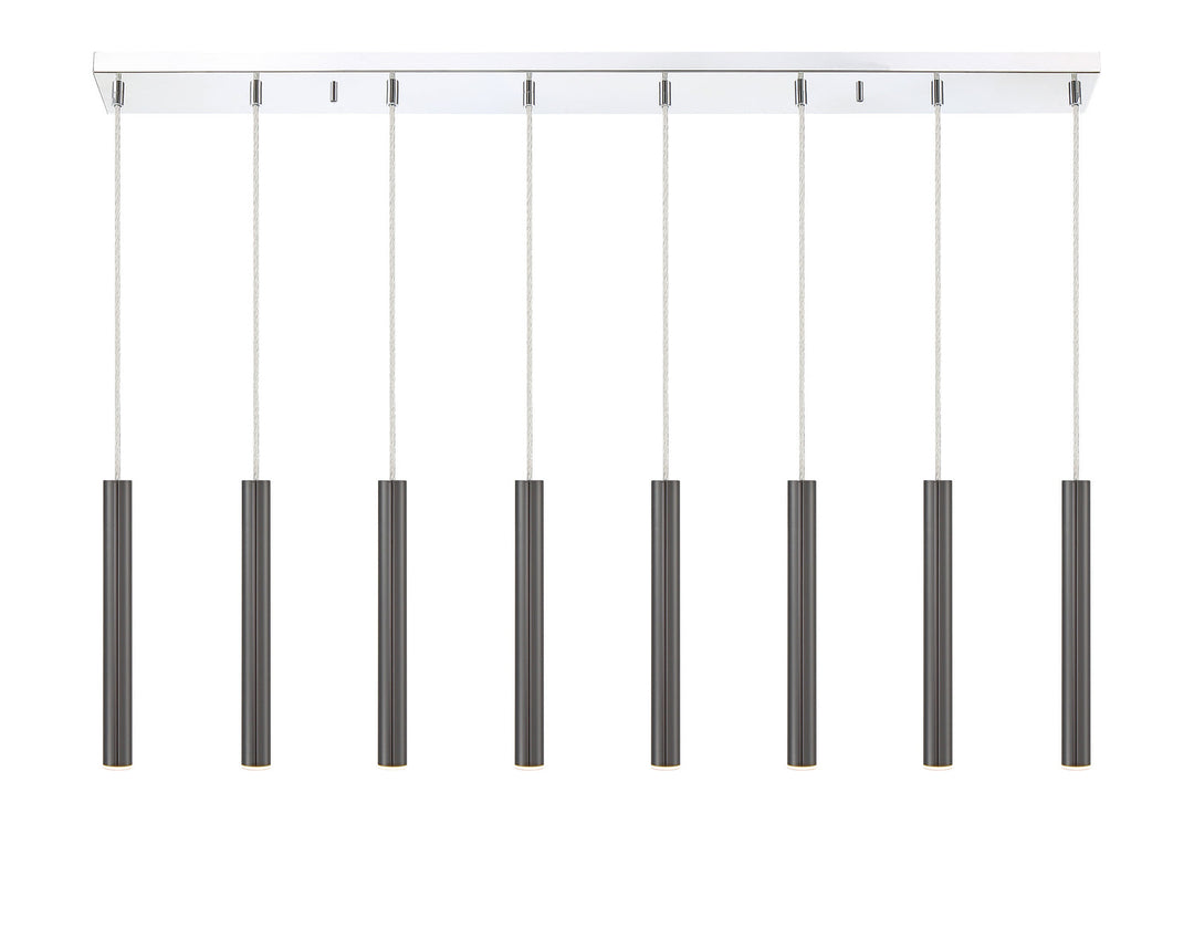 Z-Lite Forest 917MP12-PBL-LED-8LCH Pendant Light - Chrome