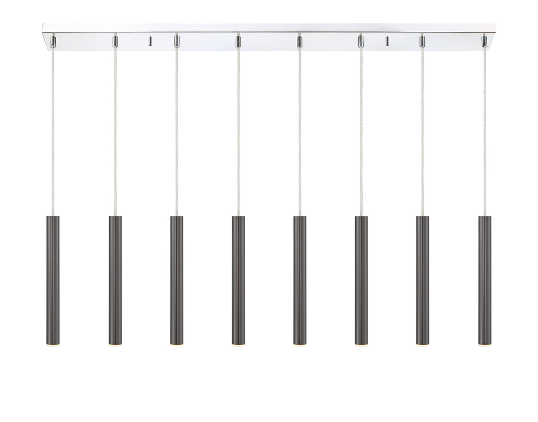 Z-Lite Forest 917MP12-PBL-LED-8LCH Pendant Light - Chrome