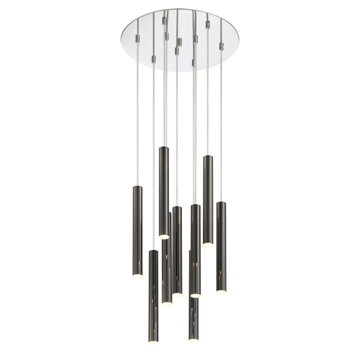 Z-Lite Forest 917MP12-PBL-LED-9RCH Chandelier Light - Chrome