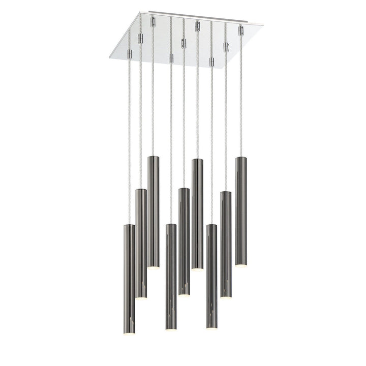 Z-Lite Forest 917MP12-PBL-LED-9SCH Chandelier Light - Chrome