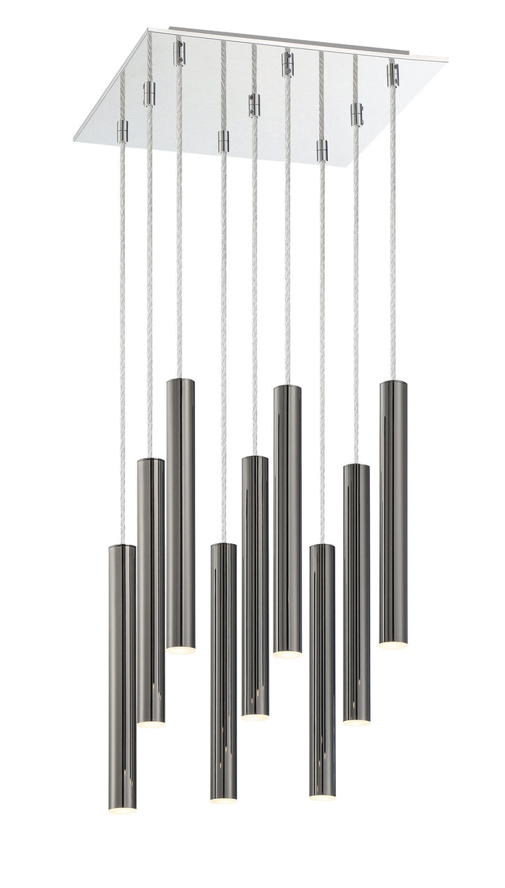 Z-Lite Forest 917MP12-PBL-LED-9SCH Chandelier Light - Chrome