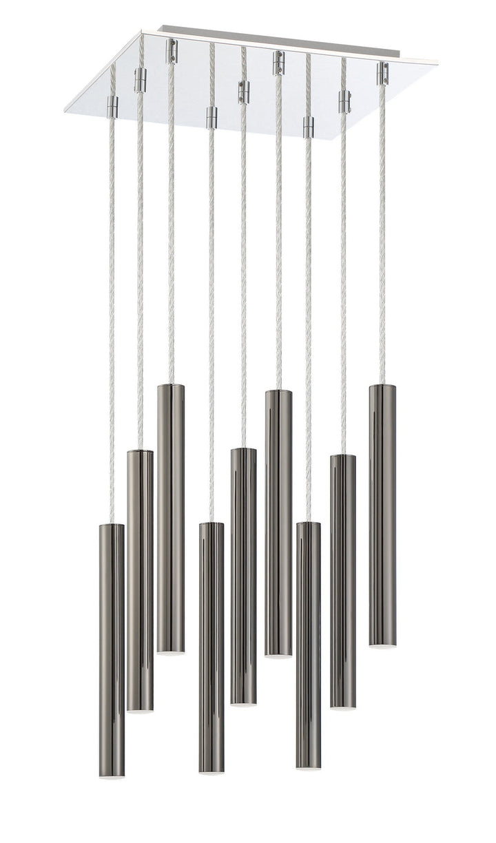 Z-Lite Forest 917MP12-PBL-LED-9SCH Chandelier Light - Chrome