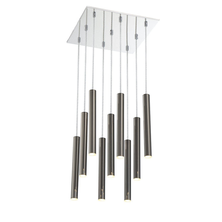 Z-Lite Forest 917MP12-PBL-LED-9SCH Chandelier Light - Chrome