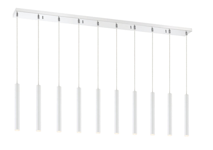 Z-Lite Forest 917MP12-WH-LED-10LCH Pendant Light - Chrome