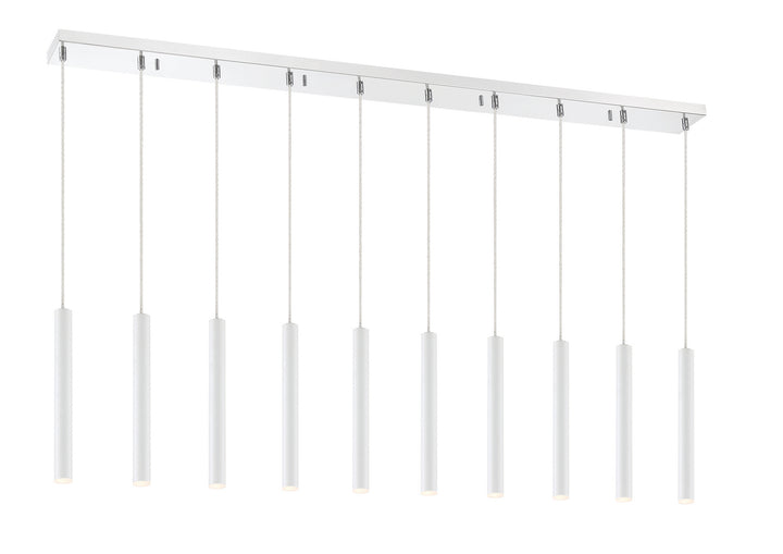 Z-Lite Forest 917MP12-WH-LED-10LCH Pendant Light - Chrome