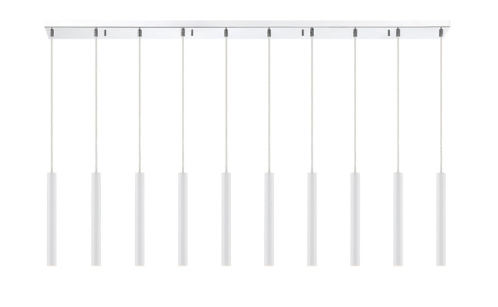 Z-Lite Forest 917MP12-WH-LED-10LCH Pendant Light - Chrome