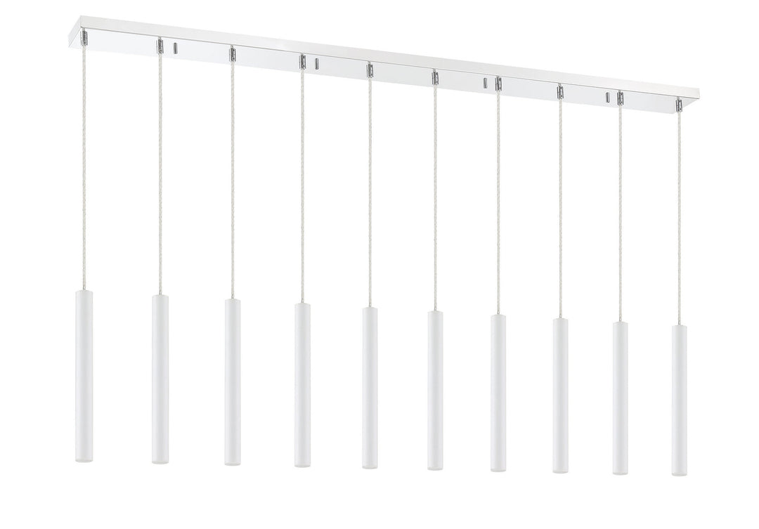 Z-Lite Forest 917MP12-WH-LED-10LCH Pendant Light - Chrome