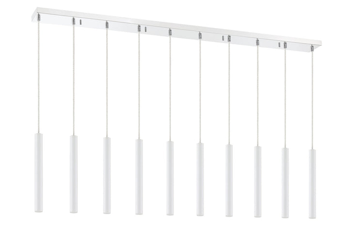 Z-Lite Forest 917MP12-WH-LED-10LCH Pendant Light - Chrome