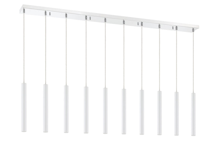 Z-Lite Forest 917MP12-WH-LED-10LCH Pendant Light - Chrome