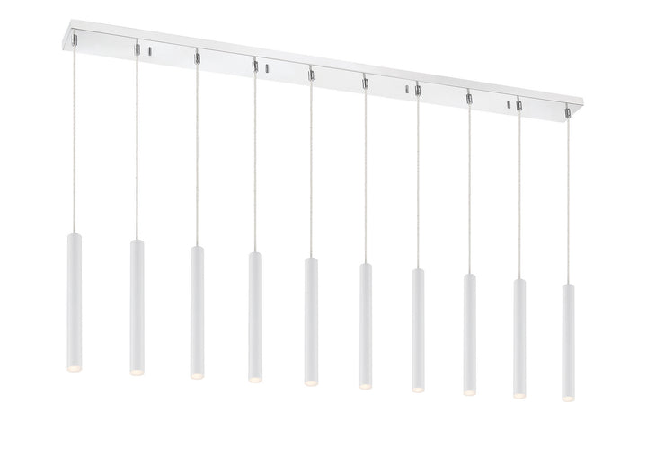 Z-Lite Forest 917MP12-WH-LED-10LCH Pendant Light - Chrome
