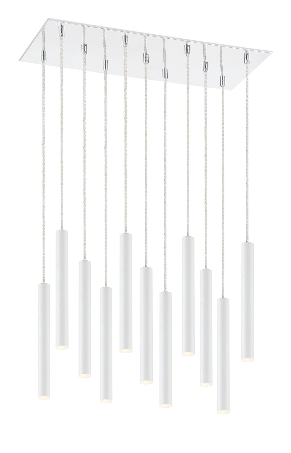 Z-Lite Forest 917MP12-WH-LED-11LCH Pendant Light - Chrome