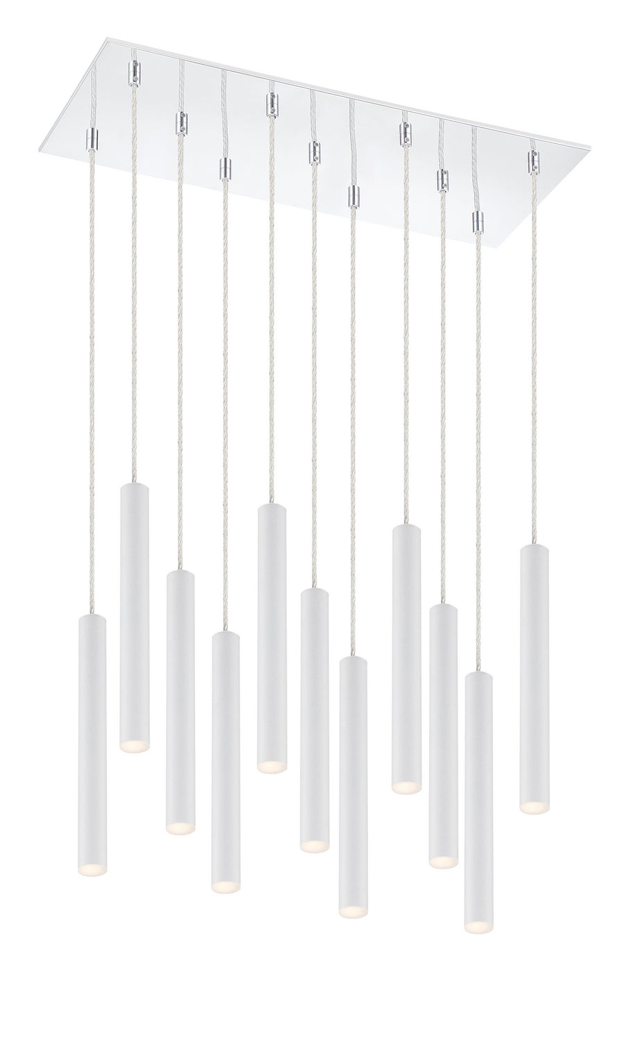 Z-Lite Forest 917MP12-WH-LED-11LCH Pendant Light - Chrome