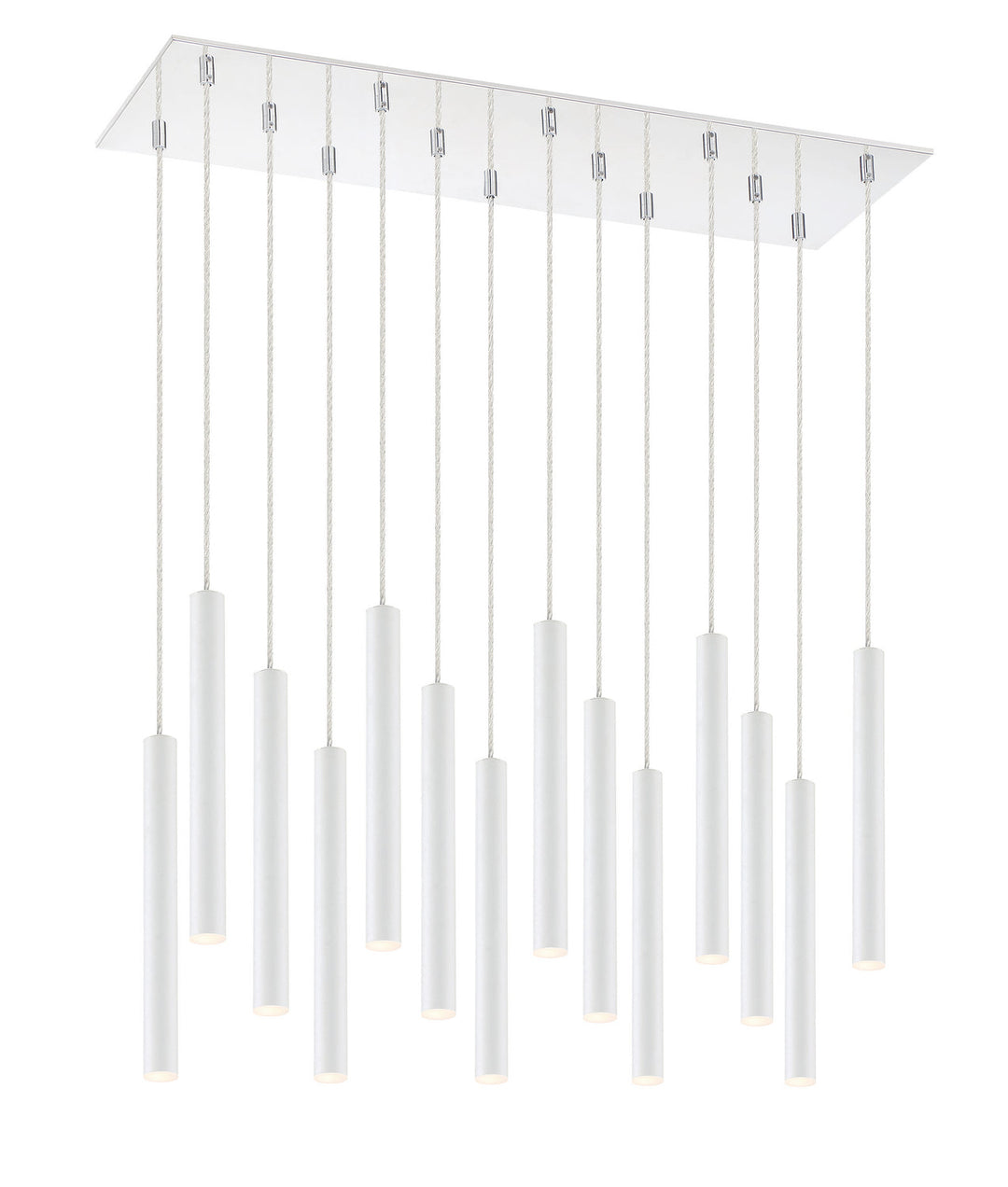 Z-Lite Forest 917MP12-WH-LED-14LCH Pendant Light - Chrome