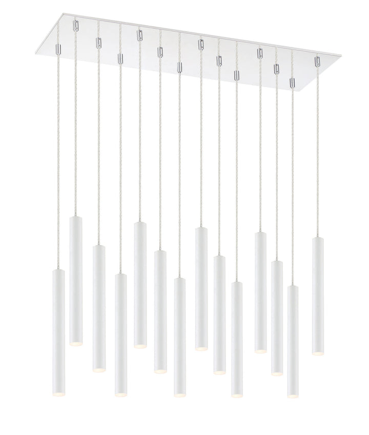 Z-Lite Forest 917MP12-WH-LED-14LCH Pendant Light - Chrome