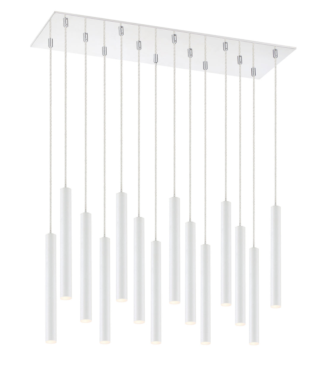 Z-Lite Forest 917MP12-WH-LED-14LCH Pendant Light - Chrome