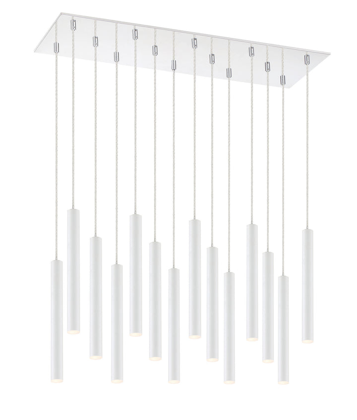 Z-Lite Forest 917MP12-WH-LED-14LCH Pendant Light - Chrome