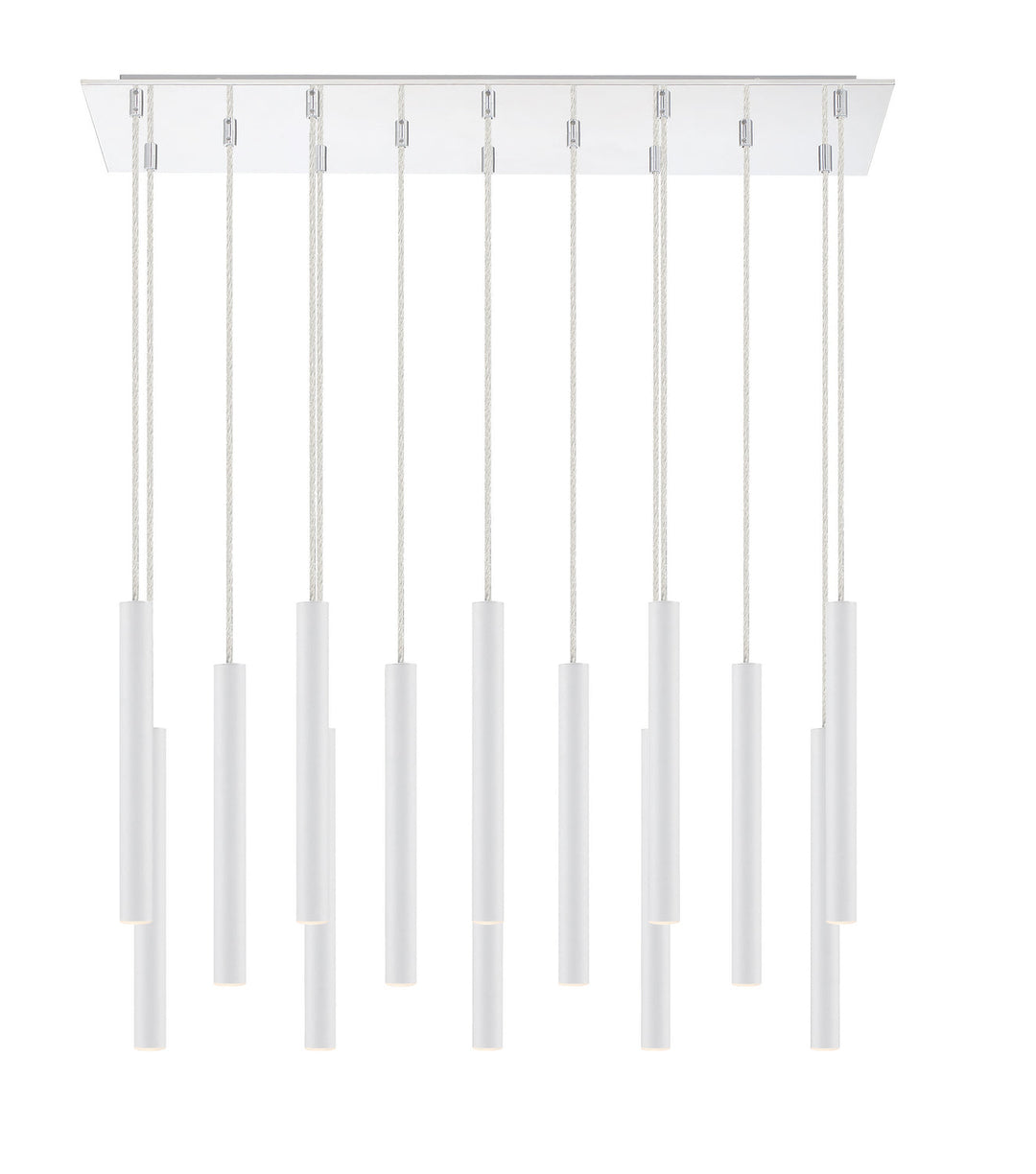 Z-Lite Forest 917MP12-WH-LED-14LCH Pendant Light - Chrome