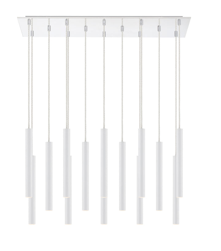 Z-Lite Forest 917MP12-WH-LED-14LCH Pendant Light - Chrome
