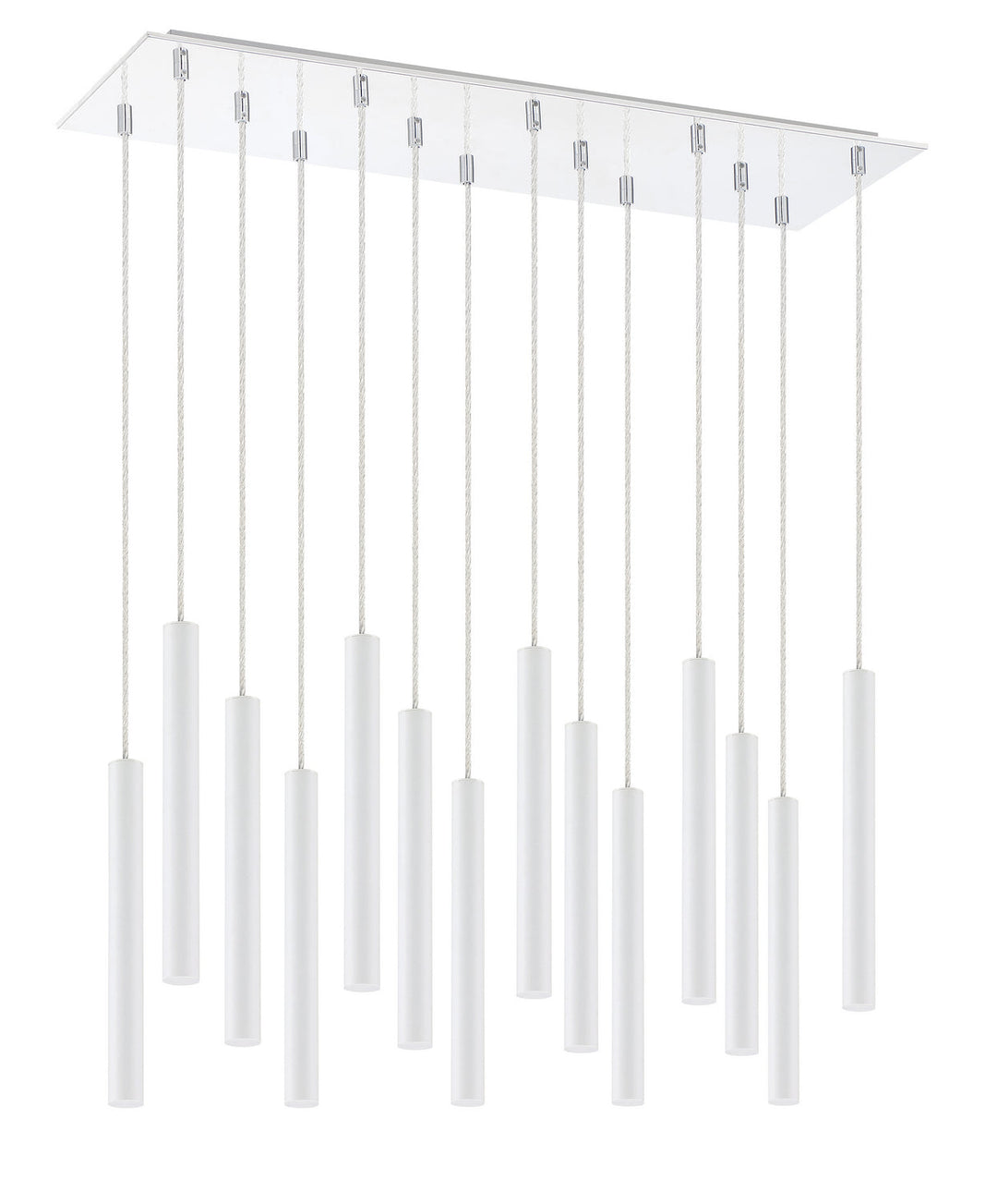 Z-Lite Forest 917MP12-WH-LED-14LCH Pendant Light - Chrome