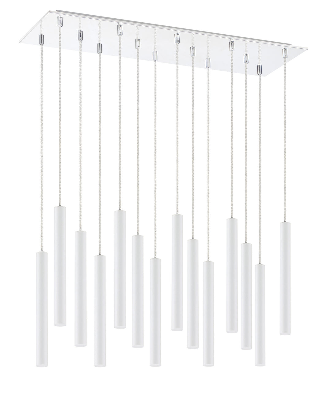 Z-Lite Forest 917MP12-WH-LED-14LCH Pendant Light - Chrome