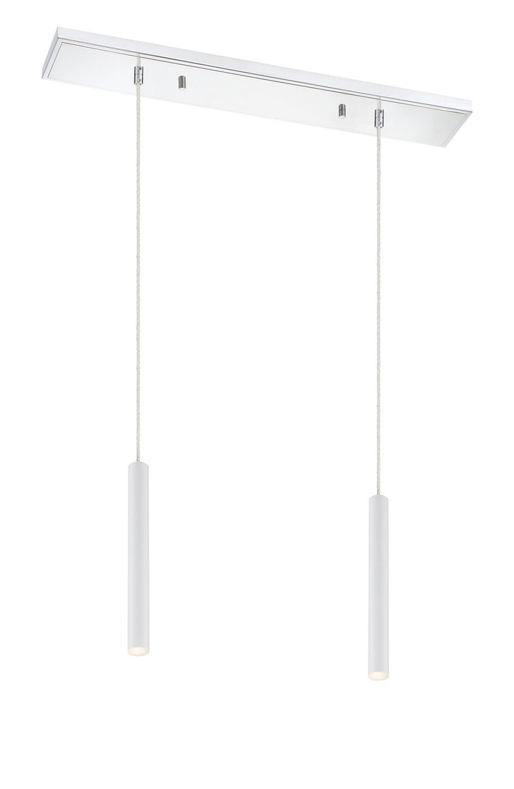 Z-Lite Forest 917MP12-WH-LED-2LCH Pendant Light - Chrome