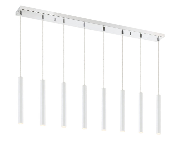 Z-Lite Forest 917MP12-WH-LED-8LCH Pendant Light - Chrome