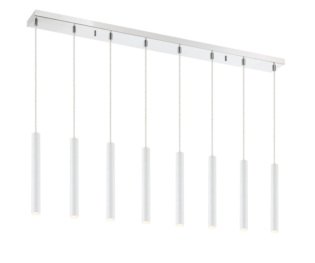 Z-Lite Forest 917MP12-WH-LED-8LCH Pendant Light - Chrome