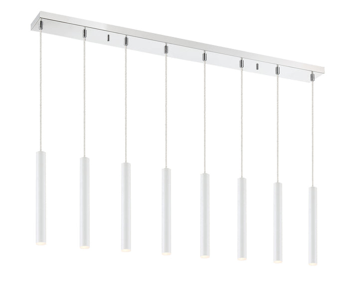 Z-Lite Forest 917MP12-WH-LED-8LCH Pendant Light - Chrome