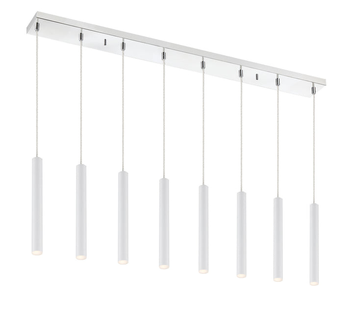 Z-Lite Forest 917MP12-WH-LED-8LCH Pendant Light - Chrome