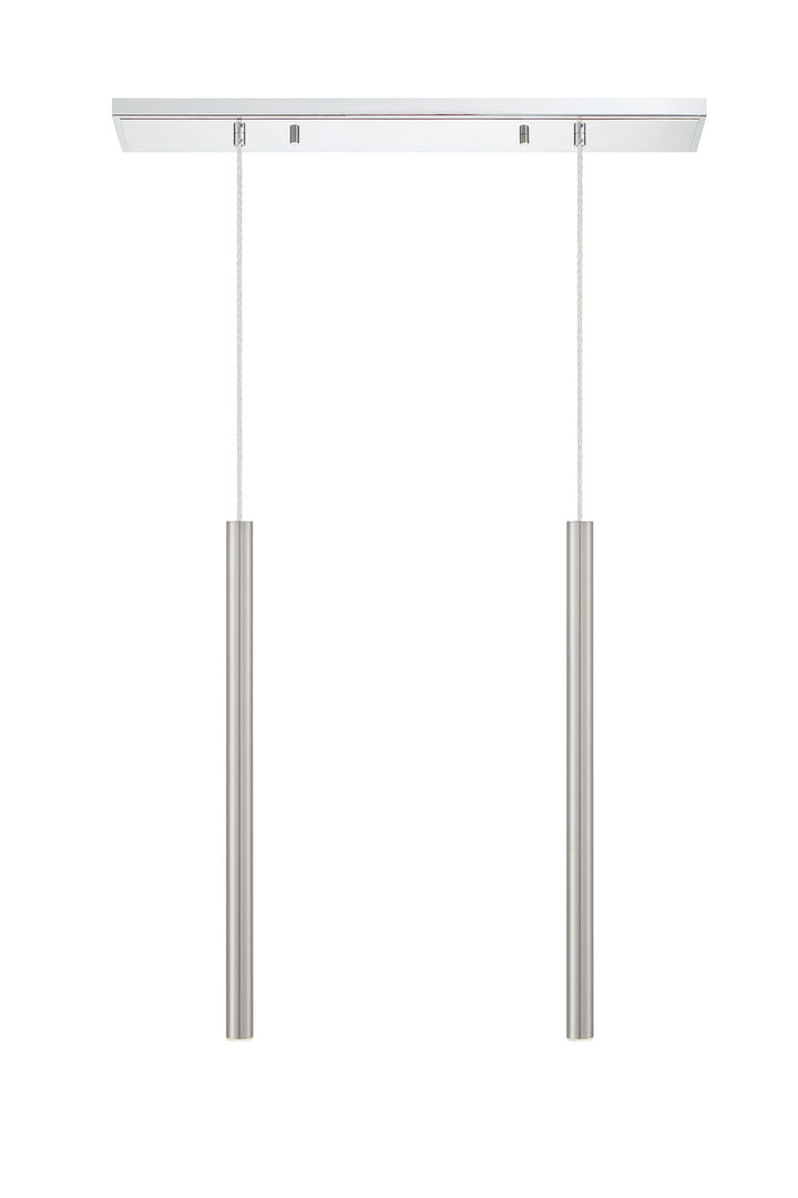 Z-Lite Forest 917MP24-BN-LED-2LCH Pendant Light - Chrome