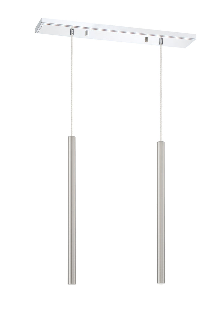 Z-Lite Forest 917MP24-BN-LED-2LCH Pendant Light - Chrome