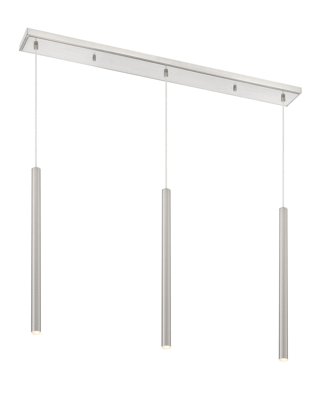 Z-Lite Forest 917MP24-BN-LED-3LBN Pendant Light - Brushed Nickel