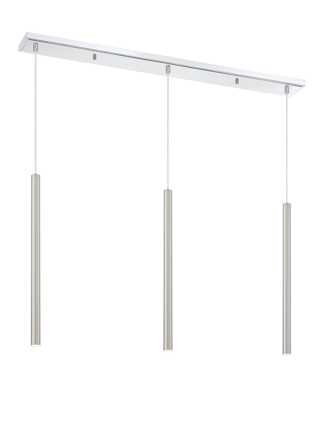 Z-Lite Forest 917MP24-BN-LED-3LCH Pendant Light - Chrome