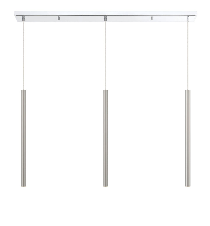 Z-Lite Forest 917MP24-BN-LED-3LCH Pendant Light - Chrome