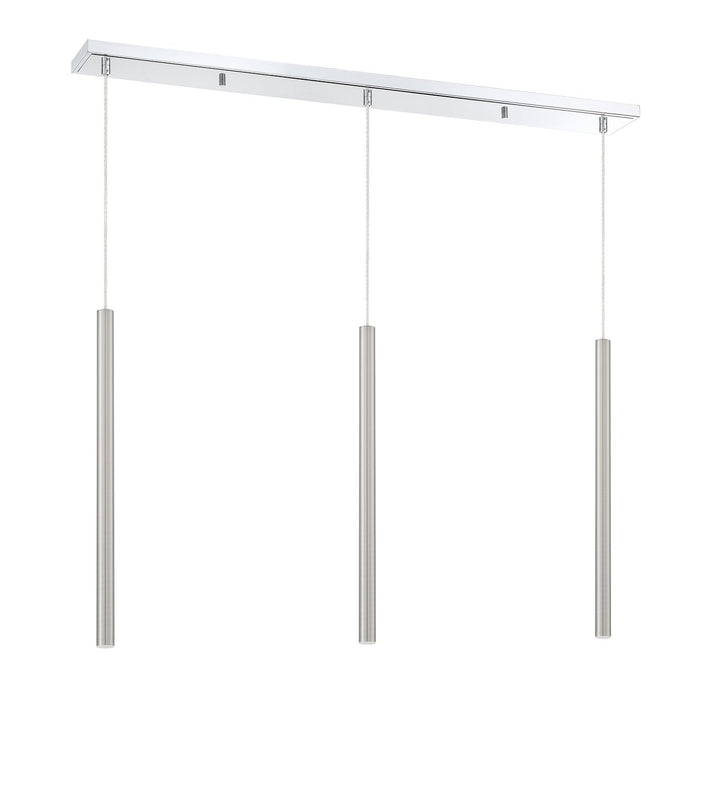 Z-Lite Forest 917MP24-BN-LED-3LCH Pendant Light - Chrome