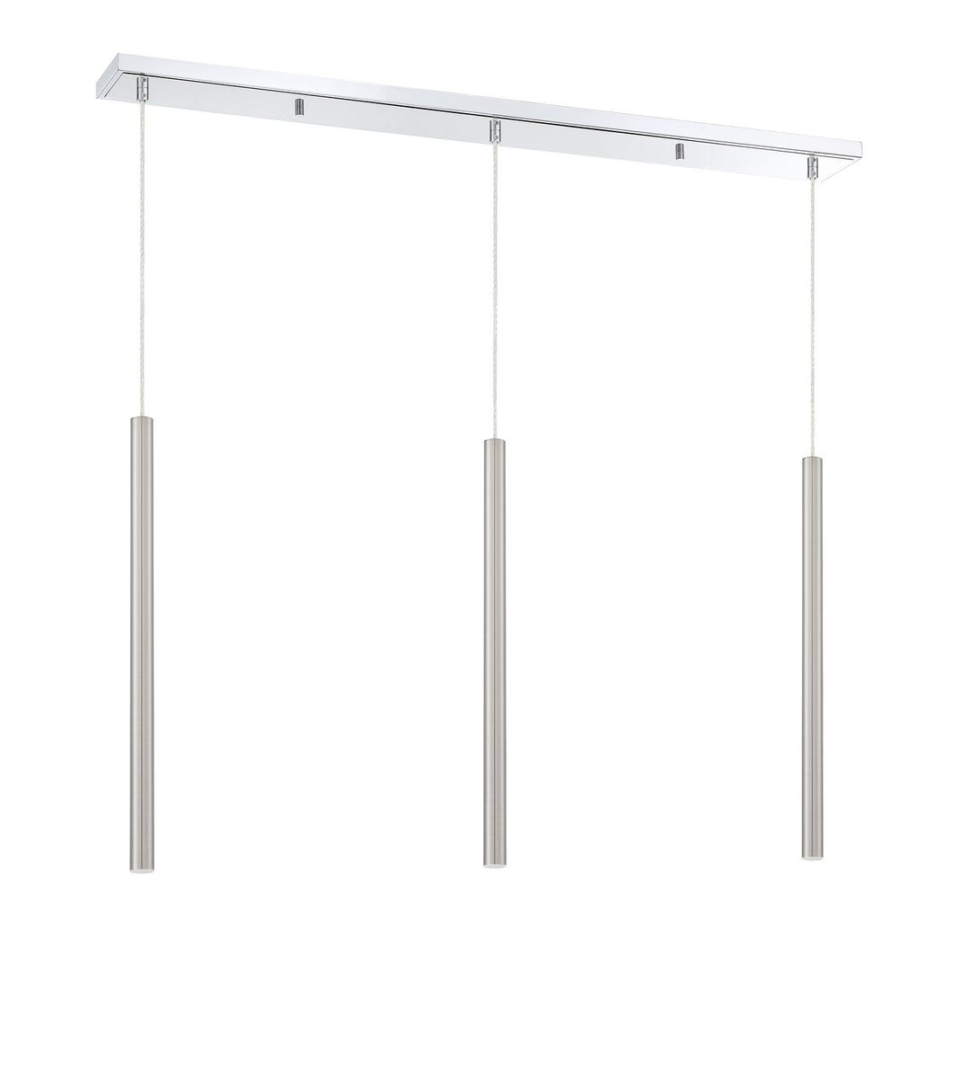 Z-Lite Forest 917MP24-BN-LED-3LCH Pendant Light - Chrome