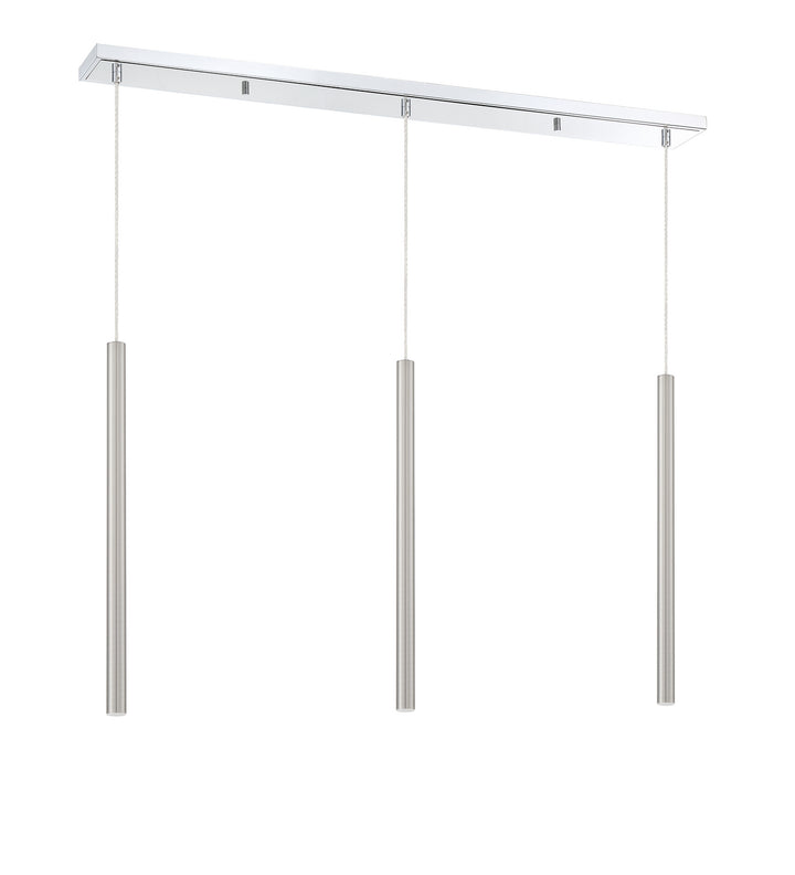 Z-Lite Forest 917MP24-BN-LED-3LCH Pendant Light - Chrome