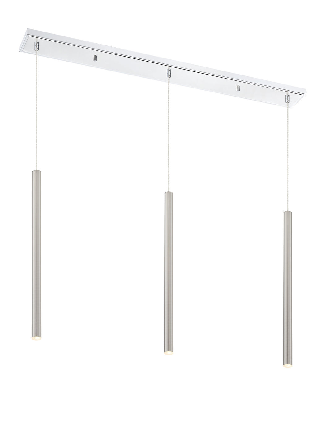 Z-Lite Forest 917MP24-BN-LED-3LCH Pendant Light - Chrome