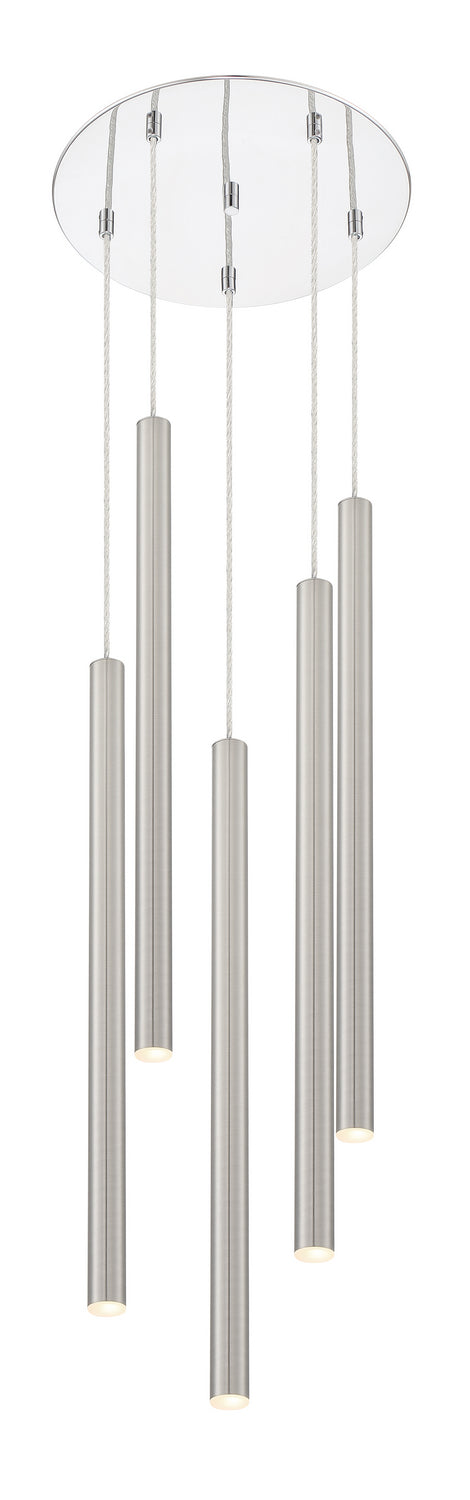 Z-Lite Forest 917MP24-BN-LED-5RCH Chandelier Light - Chrome