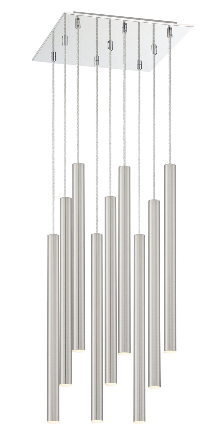 Z-Lite Forest 917MP24-BN-LED-9SCH Chandelier Light - Chrome