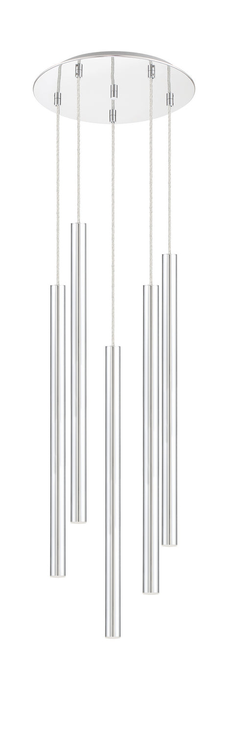 Z-Lite Forest 917MP24-CH-LED-5RCH Chandelier Light - Chrome