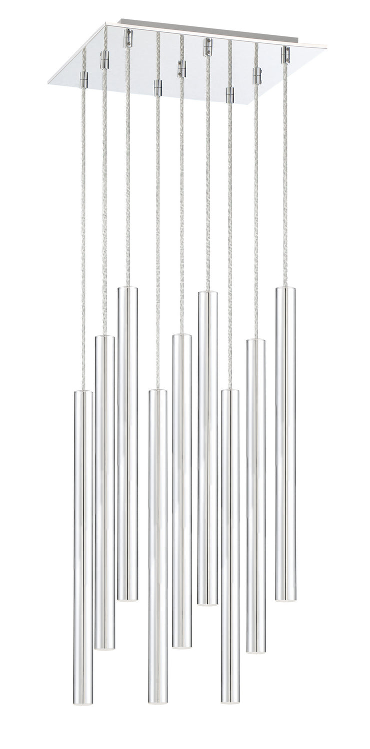 Z-Lite Forest 917MP24-CH-LED-9SCH Chandelier Light - Chrome
