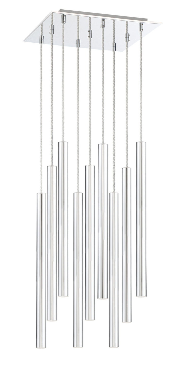 Z-Lite Forest 917MP24-CH-LED-9SCH Chandelier Light - Chrome