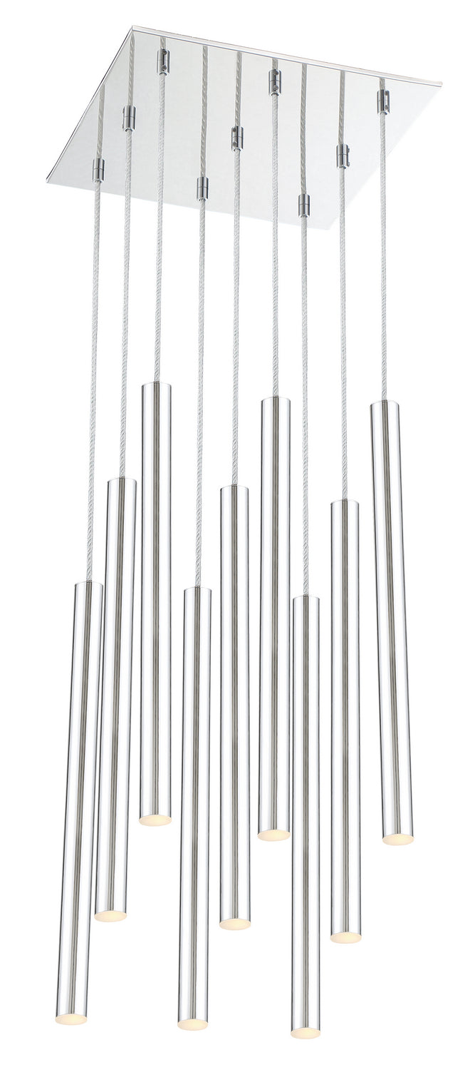 Z-Lite Forest 917MP24-CH-LED-9SCH Chandelier Light - Chrome