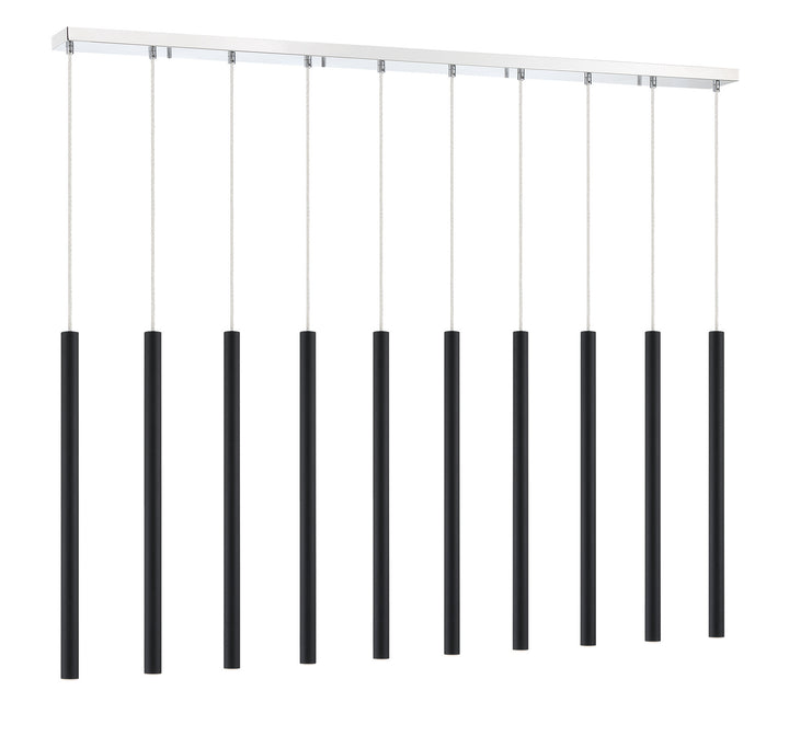 Z-Lite Forest 917MP24-MB-LED-10LCH Pendant Light - Chrome